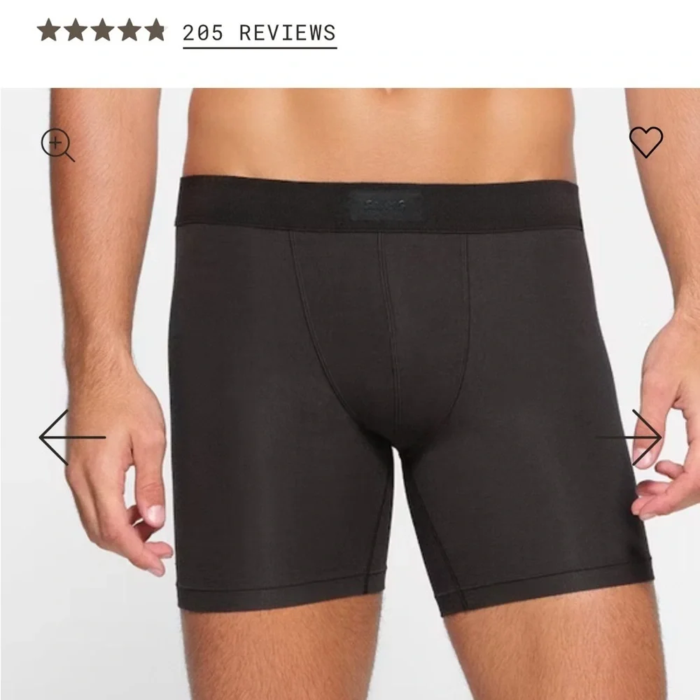 Skims NWT Men's Black Boxer‎ Briefs-5